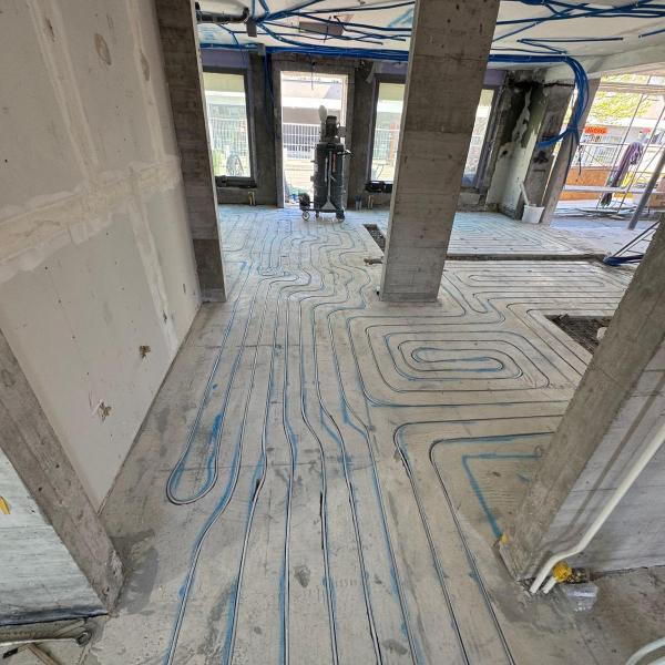 Fussbodenheizung-Fräsen